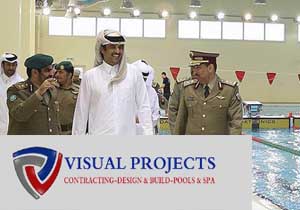 Visual Projects Pools Website Design Qatar