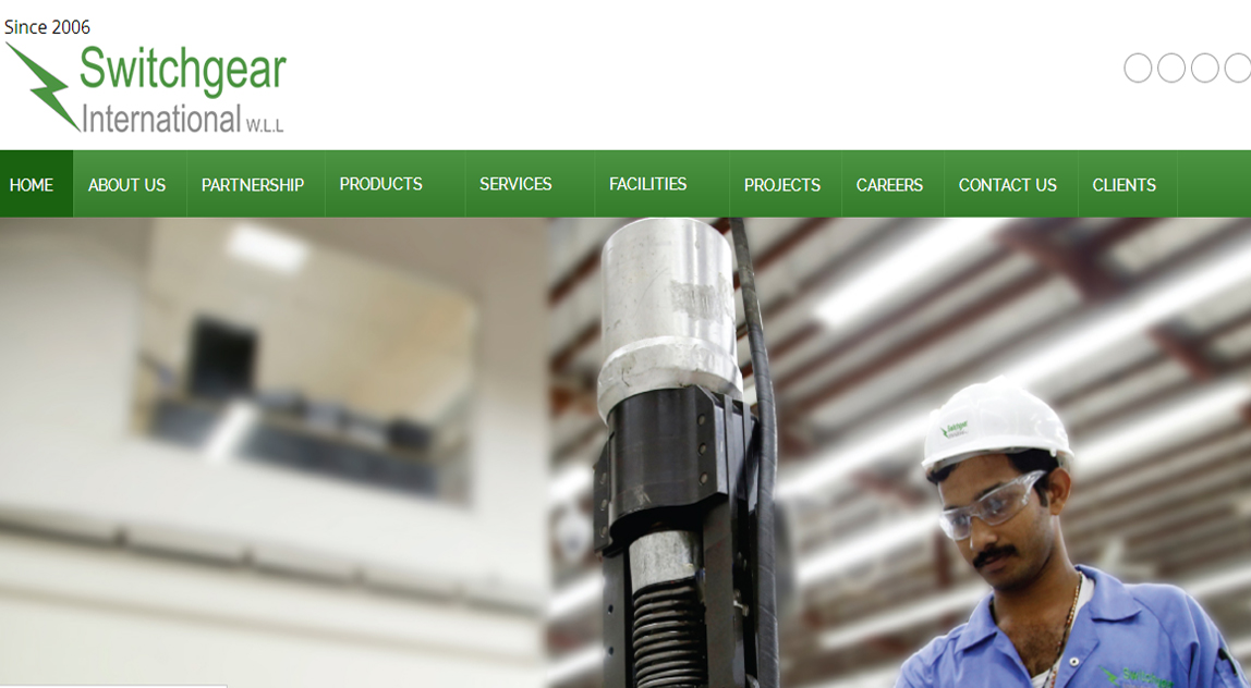 Switchgear HVAC Contractor Website in Qatar